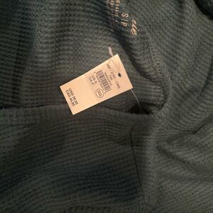 Aerie Teal Waffle Knit lounge set